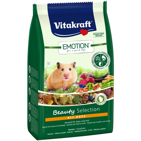 Vitakraft Emotion Beauty All Ages, Hamster - 600g