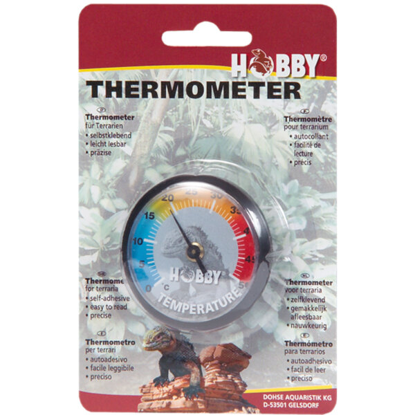 Hobby Analoges Thermometer für Terrarien - (AT1)