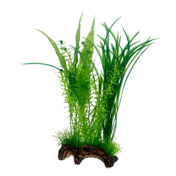 Hobby Flora Root 1 - L, 30 cm - Kunststoffpflanze für Aquarien
