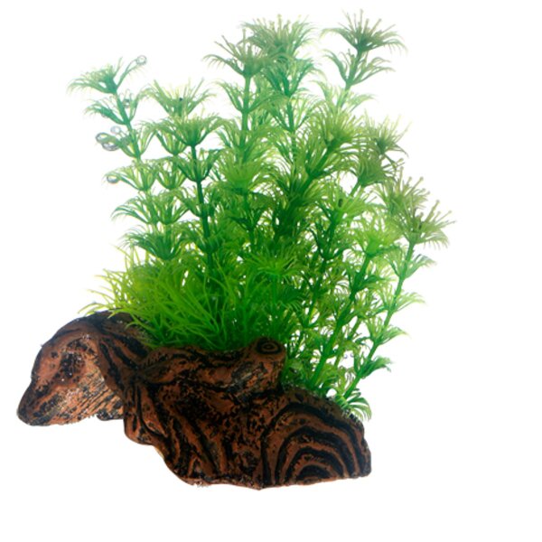 Hobby Flora Root 3 - S, 17 cm - Kunststoffpflanze für Aquarien