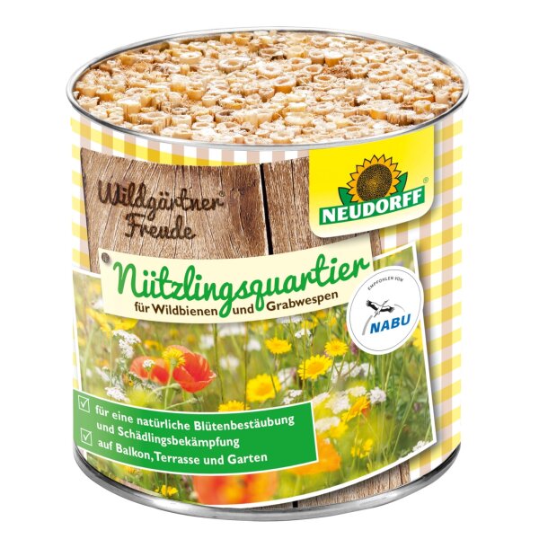 Neudorff Wildgärtner Freude Nützlingsquartier für Wildbienen und Grabwespen