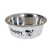 ZOLUX Futternapf Happy für Hunde - weiß - 0,4 Liter