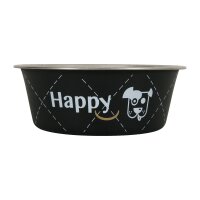 ZOLUX Futternapf Happy für Hunde - schwarz - 2,65 Liter