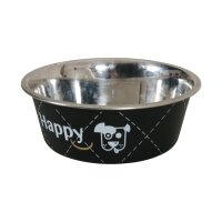 ZOLUX Futternapf Happy für Hunde - schwarz - 2,65 Liter