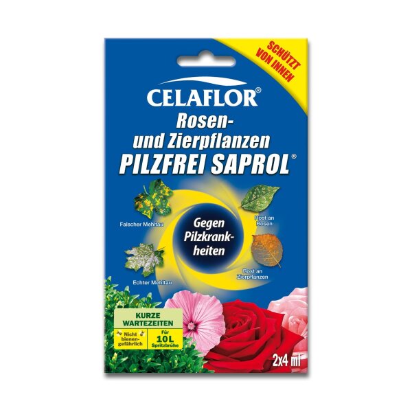 Celaflor Rosen- und Zierplanzen Pilzfrei Saprol - 2 x 4 ml