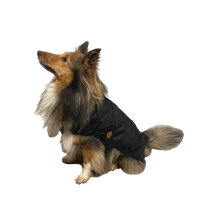 Fashion Dog Hunde-Regenmantel mit Fleecefutter - Schwarz
