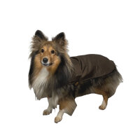 Fashion Dog Hunde-Regenmantel mit Fleecefutter - Braun