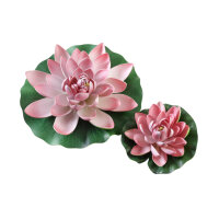 Hobby Seerose rosa - künstliche Teichpflanze - 30 cm