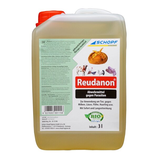 Schopf Reudanon - biologische Ungezieferbekämpfung - 3 Liter