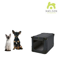 MAELSON Soft Kennel Transportbox, faltbar - anthrazit