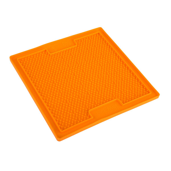 LickiMat Soother - TRP Schleckmatte für Hunde - orange - 20 cm