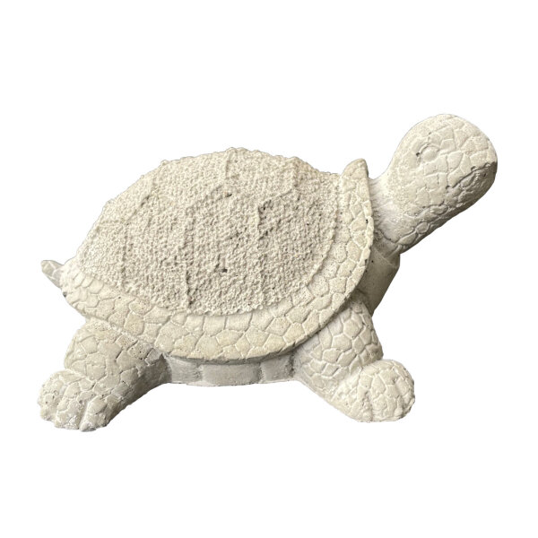 Betonfigur Schildkröte SAMMY - handgefertigte Dekoration für Garten und Haus