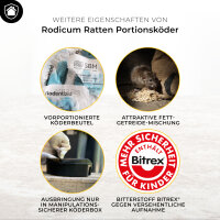 Protect Home Rodicum Ratten Portionsköder - 3x 500 g