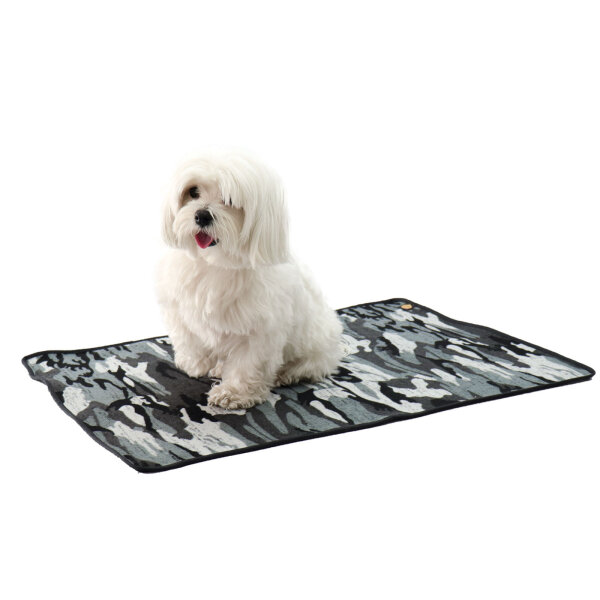Fashion Dog Warme Hunde- und Katzendecke - Camouflage - 70 x 100 cm