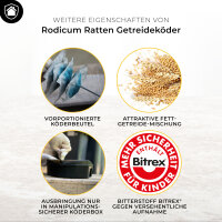 Protect Home Rodicum Ratten Getreideköder - 3x 400 g