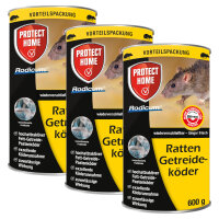 Protect Home Rodicum Ratten Getreideköder - 3x 600 g