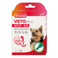 Beaphar VETOplus SPOT-ON für kleine Hunde bis 15 kg
