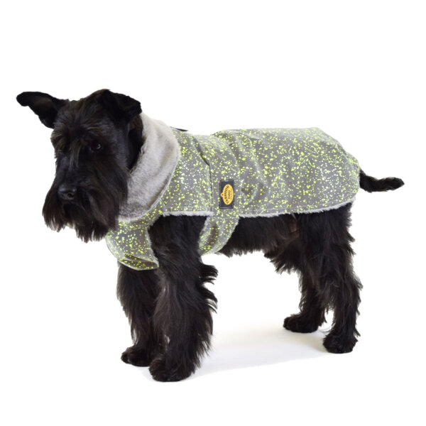 Fashion Dog reflektierender Regenmantel für Hunde mit Kunstpelzfutter