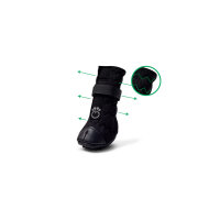GF Pet Elastofit Boots schwarz - Pfotenschutz-Schuhe...