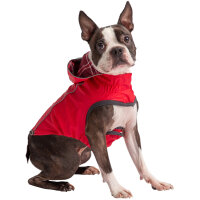 GF Pet Elastofit Regenmantel für Hunde, rot