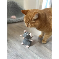 Aumüller Katzenspielkissen mit Baldrian - Ratte Cedric