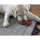 Aumüller Hundespielzeug aus Leder - Wurfstern, dunkelrot