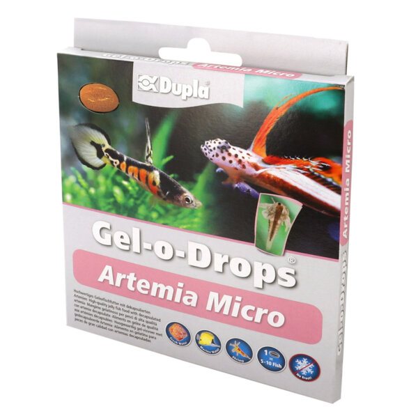 Dupla Zierfischfutter Gel-o-Drops Artemia Micro - 12x 2 g