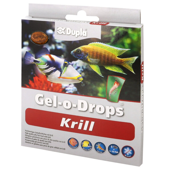 Dupla Zierfischfutter Gel-o-Drops Krill - 12x 2 g