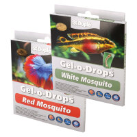 Dupla Zierfischfutter Gel-o-Drops White Mosquito + Red...