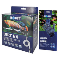 Hobby Dirt Ex Mulmglocke mit Selbst-Ansaugung + Algo Wipe Aquariumhandschuh