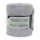 EQuest Alpha Fleece Bandage für Pferde, 4er Set - Grau Melange