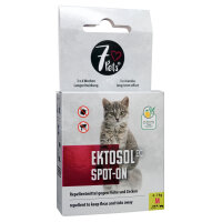 7Pets Ektosol EC Spot-On für Katzen, M - 3x 1,2 ml