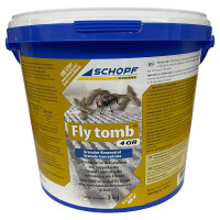 Schopf Fly tomb 4GR - Gieß- und Streumittel gegen Fliegenmaden, 3 kg