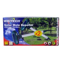Weitech Mini Solar Maulwurf & Wühlmaus Vetreiber, 2er Set