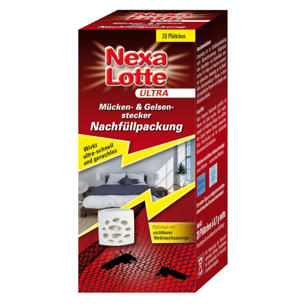 Nexa Lotte Ultra Mücken- und Gelsenstecker Nachfüllpackung