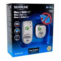 Silverline Maus- & Rattenfrei 80+30 m² - Abwehrsystem gegen Mäuse und Ratten