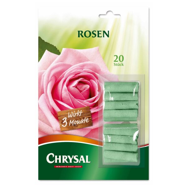Chrysal Rosen Düngestäbchen - 20 Stück