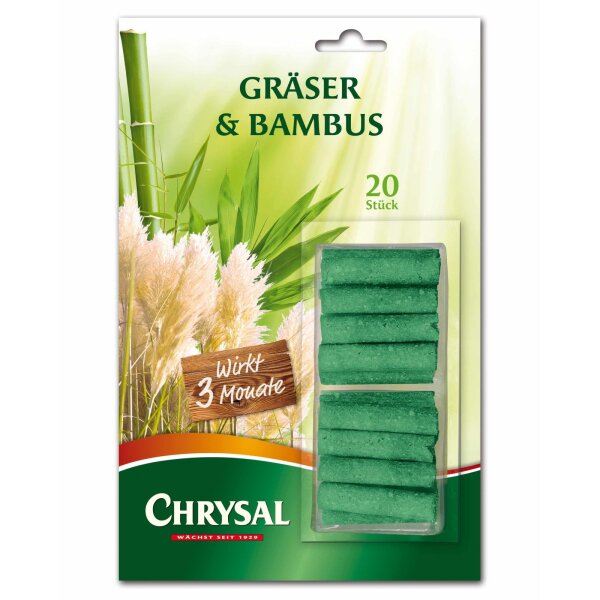 Chrysal Gräser & Bambus Düngestäbchen - 20 Stück