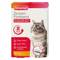 Beaphar Zecken-Flohband mit Langzeitschutz für Katzen