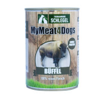 MyMeat4Dogs Hundefutter Reinfleischdose Büffel