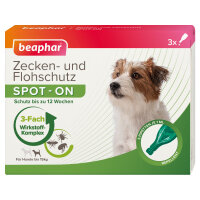 Beaphar Zecken- und Flohschutz SPOT-ON für Hunde bis...