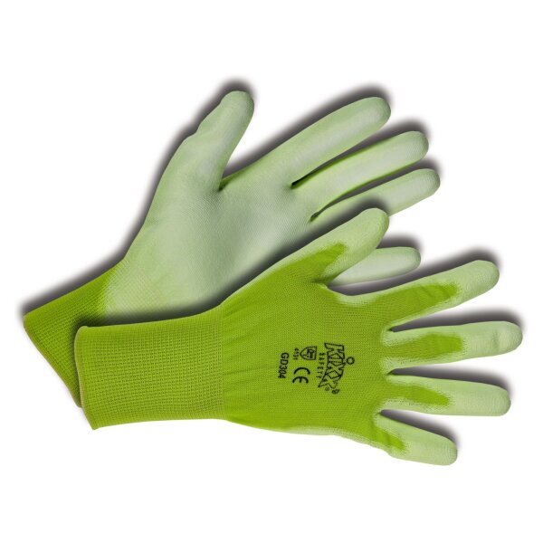 KIXX Handschuhe für die Gartenarbeit, Hellgrün/Limette