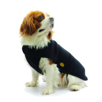 Fashion Dog Fleece-Hundemantel - Schwarz